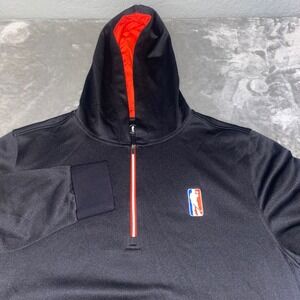USuckAtGolf Apparel Mens Size Medium Black Quarter Zip Hoodie